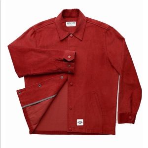 Signature Corduroy Jacket in rusted red